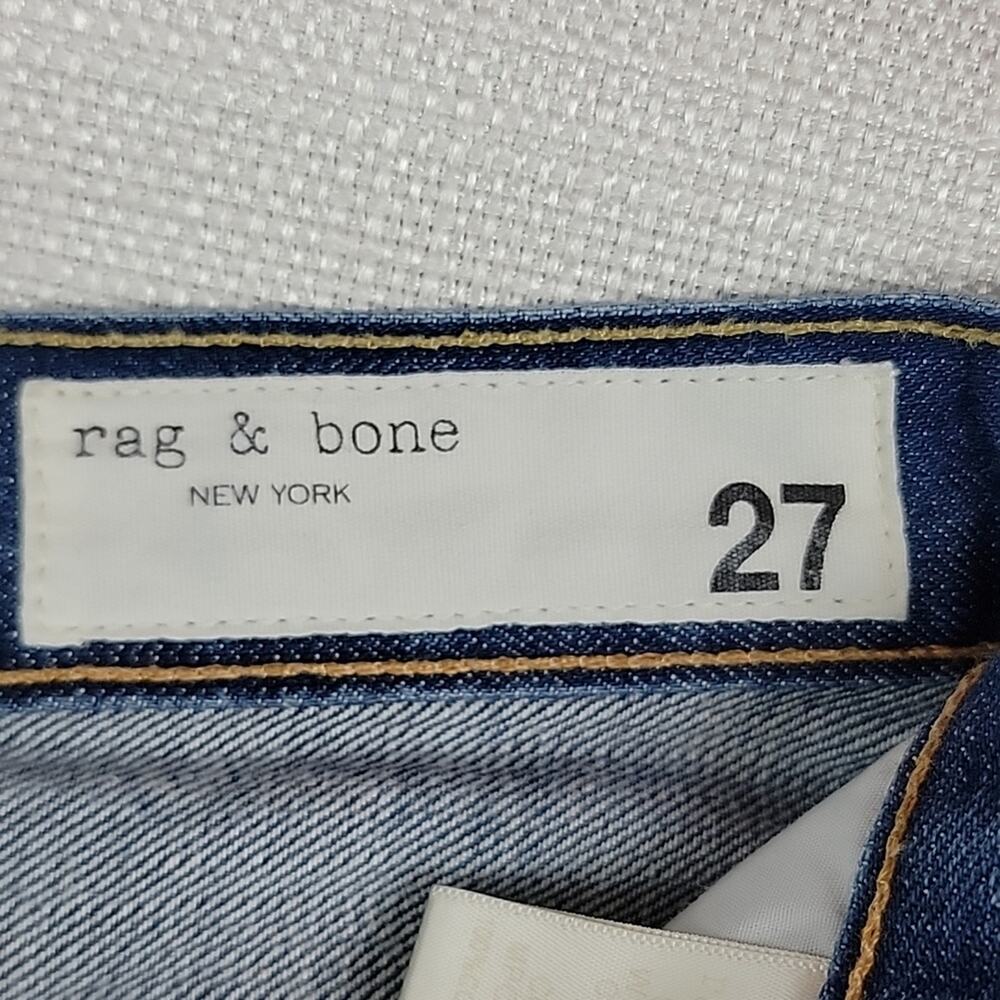 Rag‎ and Bone Denim Justine High Waist Cut Off Shorts Raw Hem 27 - Picture 9 of 15